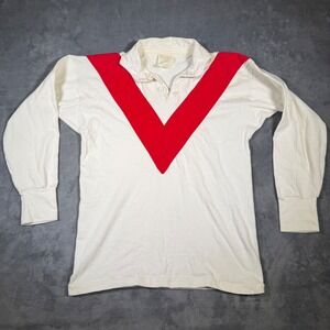 Vintage St George Dragons Rugby League Jersey Good Fellows Australia Red V Rare